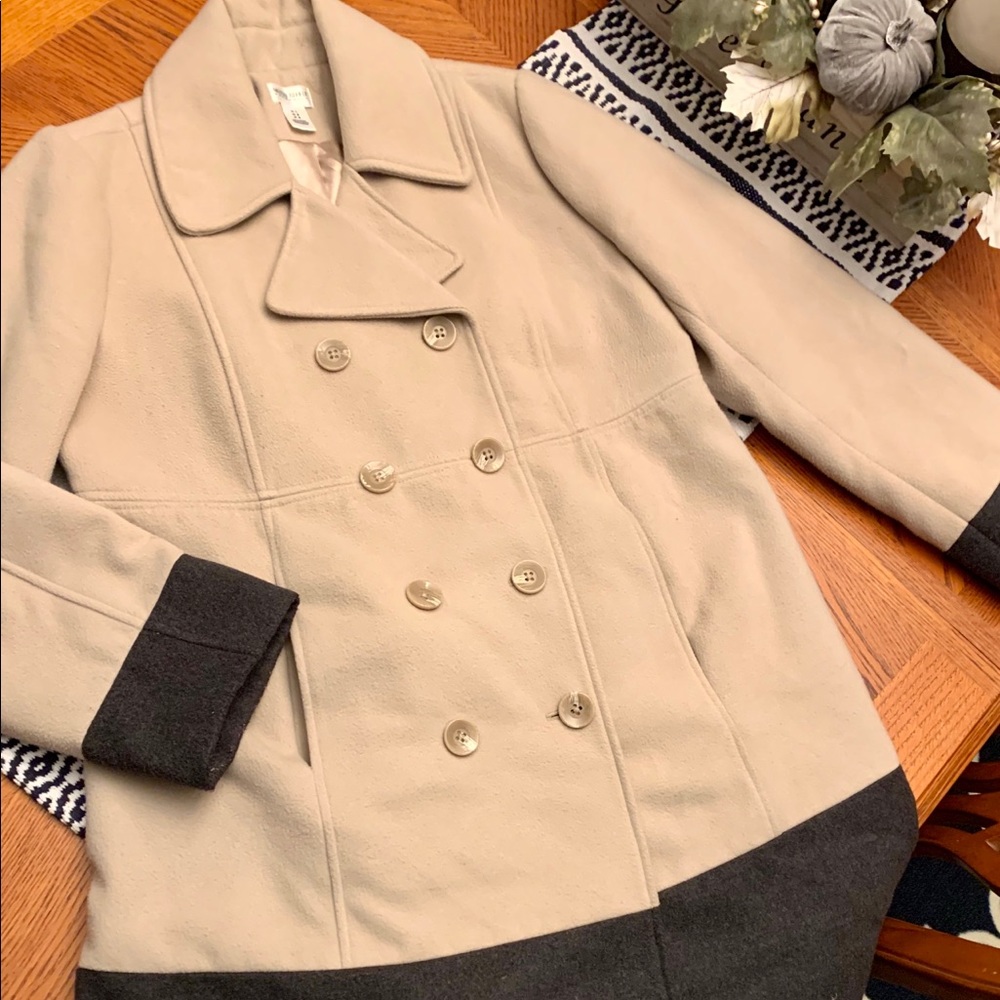 Large Motherhood Maternity Wool Coat